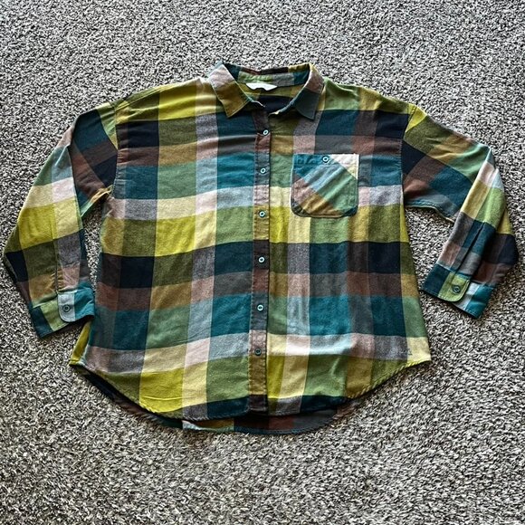 Alpine Design Other - Flannel Alpine Design Button Up Shirt Mens XL Colorblock Plaid Gorpcore Outdoors